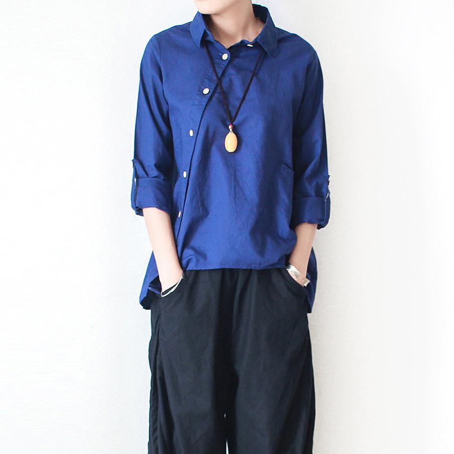 Asymmetric Linen Tunic, Summer Linen Tunics and Tops