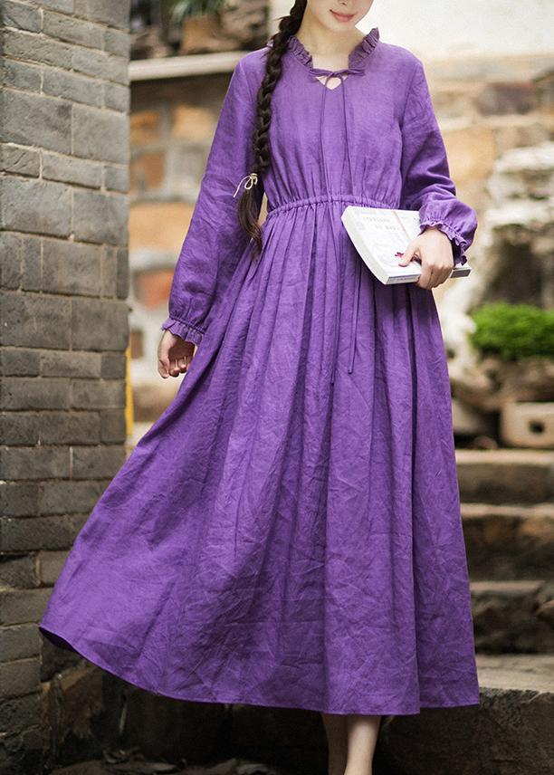 Women Winter Long Dresses Quilted Padded Long Sleeve High Neck Splice Loose