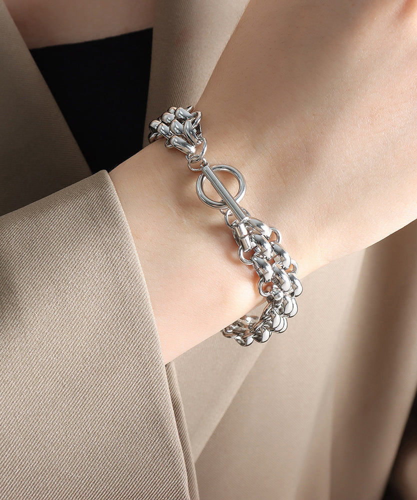 Boutique Silk Stainless Steel Chain Chain Bracelet