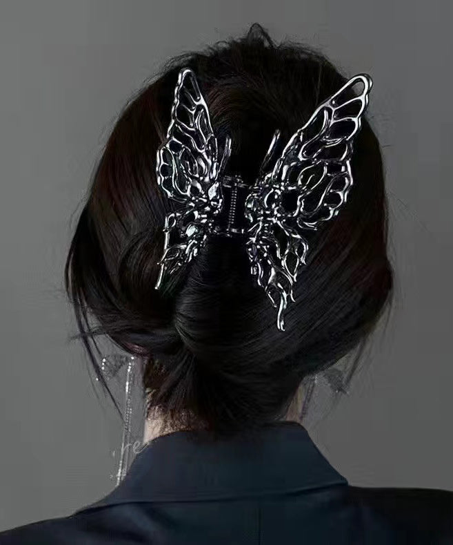 Luxury Hollow Out Metal Butterfly Hair Claw For Women Girls Geometric