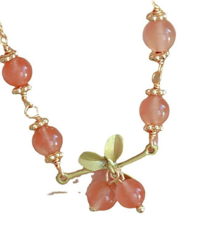 New Early Spring Sweet Cherry Brlet for Women Charm Bracelet Design