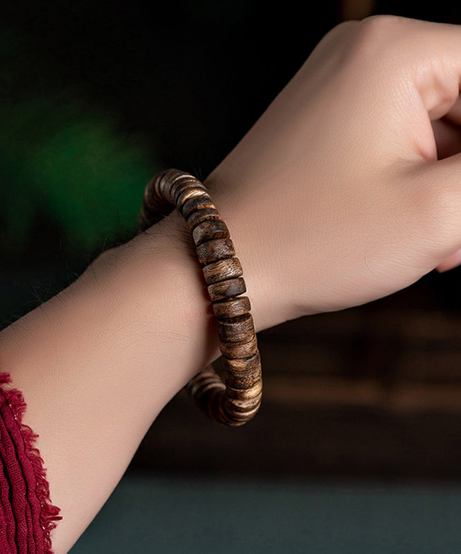 Vintage Handmade Brown Beading Bracelet