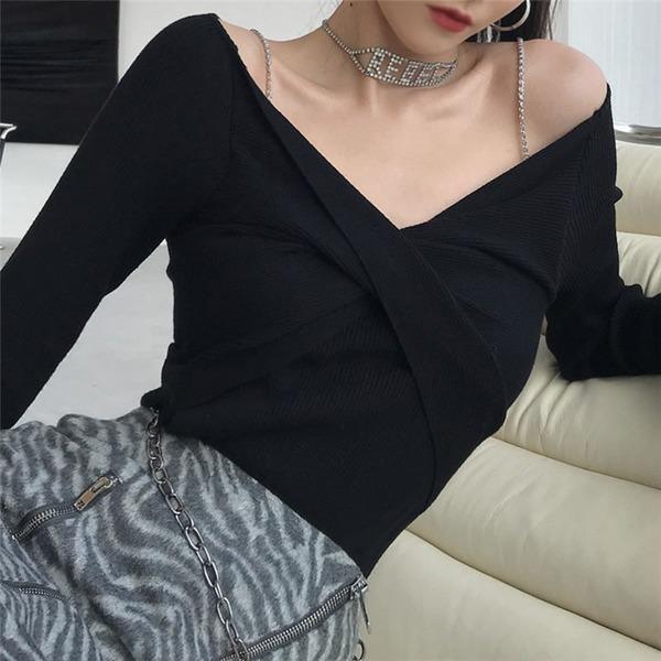 Fashion New Sexy Style 2020 Full Sleeve Goddess Fan Casual Sweater - Omychic