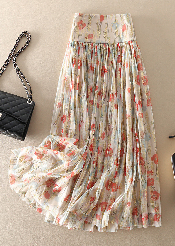 Tulle maxi skirt zipper sale