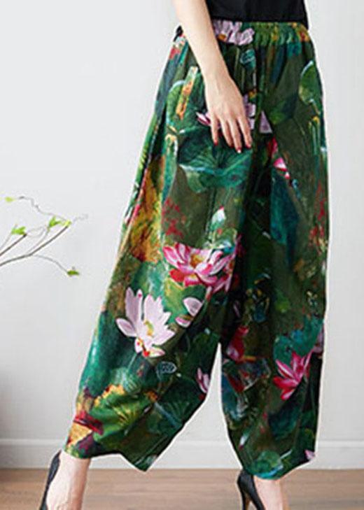 Oriental print culotte trousers - Woman | Mango Angola