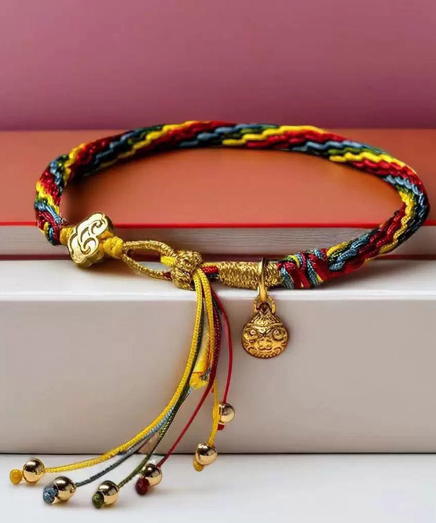 Rainbow Thin Knitted Bracelet – BURUDIGURU