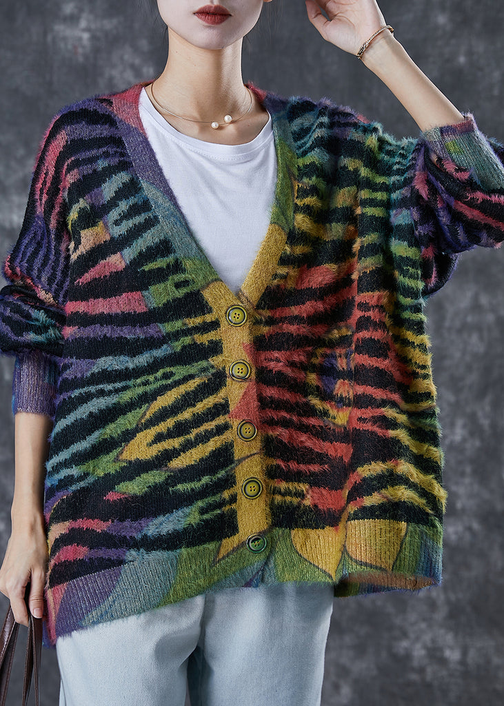 Oversized rainbow cardigan best sale